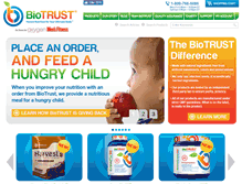 Tablet Screenshot of biotrust.com